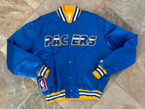 Vintage Indiana Pacers Starter Satin Basketball Jacket, Size XL