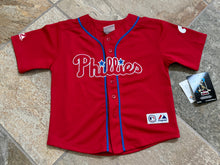 Load image into Gallery viewer, Vintage Philadelphia Phillies Chase Utley Majestic Baseball Jersey, Size Youth Small, 7