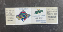 Load image into Gallery viewer, 1992 World Series Oakland Athletics A’s Phantom ticket Stub, game 5, Braves