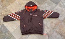 Load image into Gallery viewer, Vintage Cleveland Browns Starter Parka Football Jacket, Size Large