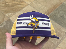 Load image into Gallery viewer, Vintage Minnesota Vikings AJD Superstripe Snapback Football Hat