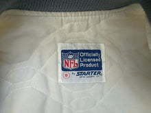 Load image into Gallery viewer, Vintage Los Angeles Raiders Starter Satin Football Jacket, Size Small