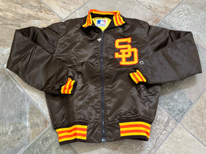 Vintage San Diego Padres Starter Satin Baseball Jacket, Size Large