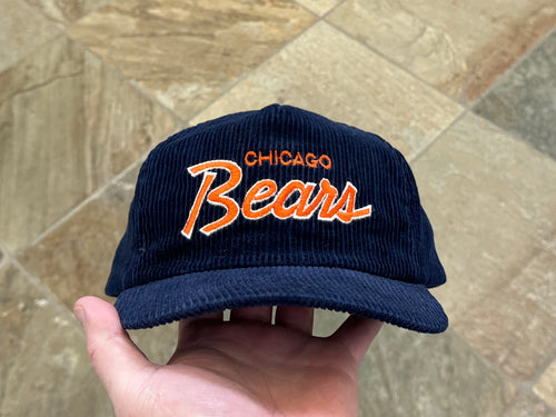Vintage Chicago Bears Sports Specialties Script Corduroy Football Hat