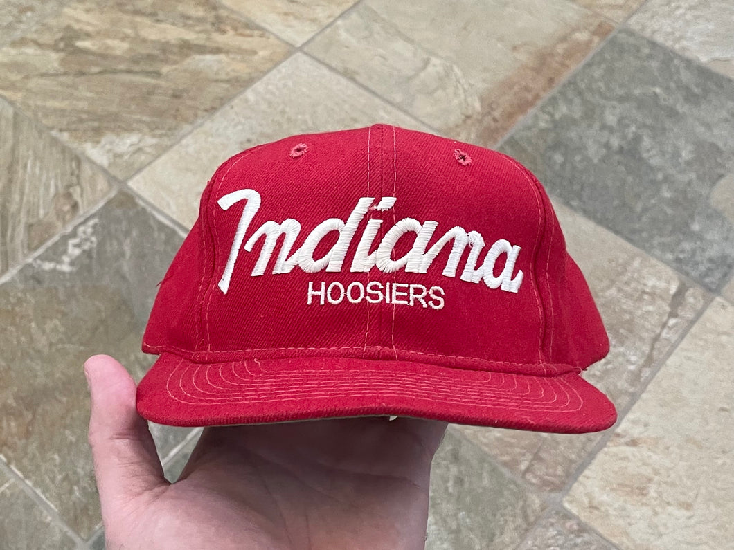 Vintage Indiana Hoosiers Sports Specialties Script Snapback College Hat