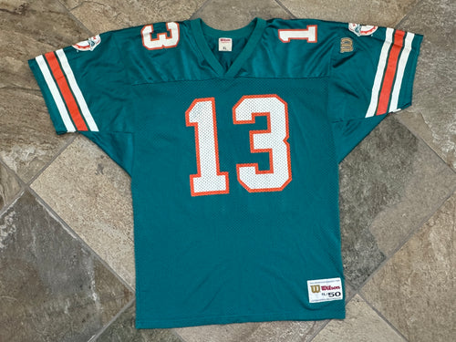Vintage Miami Dolphins Dan Marino Wilson Football Jersey, Size XL