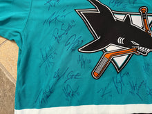 Load image into Gallery viewer, Vintage San Jose Sharks CCM Authentic Autographed Hockey Jersey, Size 54, XXL