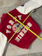 Load image into Gallery viewer, Vintage San Francisco 49ers Chalkline Letterman Football Jacket, Size Medium