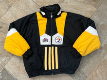 Load image into Gallery viewer, Vintage Pittsburgh Steelers Pro Player Reversible Parka Football Jacket, Size XL