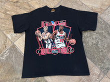 Load image into Gallery viewer, Vintage Dream Team Larry Bird Magic Johnson Nutmeg Basketball TShirt, Size Large