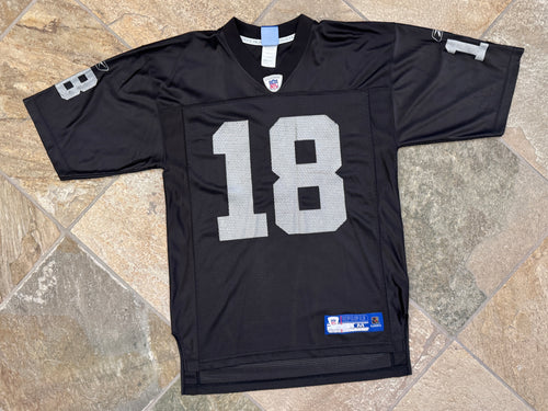 Vintage Oakland Raiders Randy Moss Reebok Football Jersey, Size Medium