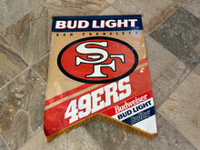Load image into Gallery viewer, Vintage San Francisco 49ers Budweiser Banner Flag Bar Display ###