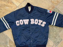 Load image into Gallery viewer, Vintage Dallas Cowboys Starter Satin Football Jacket, Size Medium