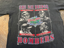 Load image into Gallery viewer, Vintage Oakland A’s SF Giants Bay Bridge Bombers Nutmeg Baseball TShirt, Size Medium