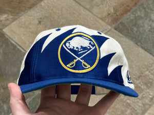 Vintage Buffalo Sabres Logo Athletic Sharktooth Snapback Hockey Hat