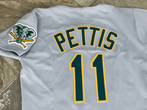 Vintage Oakland Athletics Pettis Game Worn Russell Baseball Jersey, Size 42, Medium