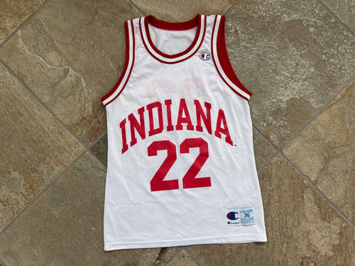 Vintage Indiana Hoosiers Champion Basketball College Jersey, Size 36, Small