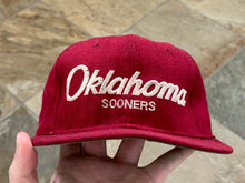 Load image into Gallery viewer, Vintage Oklahoma Sooners Sports Specialties Script Snapback College Hat