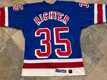 Load image into Gallery viewer, Vintage New York Rangers Mike Richter Starter Hockey Jersey, Size 46, Large
