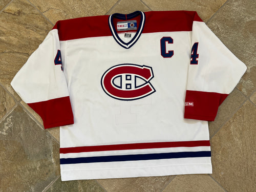 Vintage Montreal Canadiens Jean Béliveau CCM Hockey Jersey, Size XXL