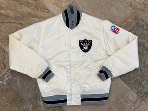 Vintage Los Angeles Raiders Starter Satin Football Jacket, Size Small