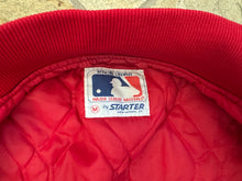 Load image into Gallery viewer, Vintage Cleveland Indians Starter Satin Baseball Jacket, Size Medium