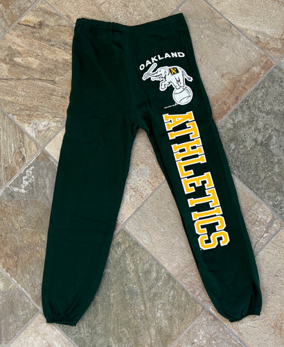 Vintage Oakland Athletics Artex Sweats Baseball Pants, Size Large