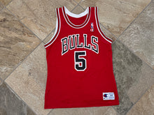 Load image into Gallery viewer, Vintage Chicago Bulls John Paxson Champion Basketball Jersey, Size 44, Large