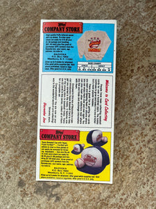 Vintage 1991 Topps Bazooka Bubble Gum Baseball Card Box ###