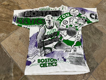 Load image into Gallery viewer, Vintage Boston Celtic Larry Bird Magic Johnson T’s AOP Basketball TShirt, Size Large