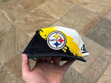 Load image into Gallery viewer, Vintage Pittsburgh Steelers Logo Athletic Splash Snapback Football Hat
