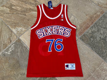 Load image into Gallery viewer, Vintage Philadelphia 76ers Shawn Bradley Champion Basketball Jersey, Size 36, Small