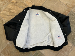 Vintage Oakland Raiders Starter Satin Football Jacket, Size extra large