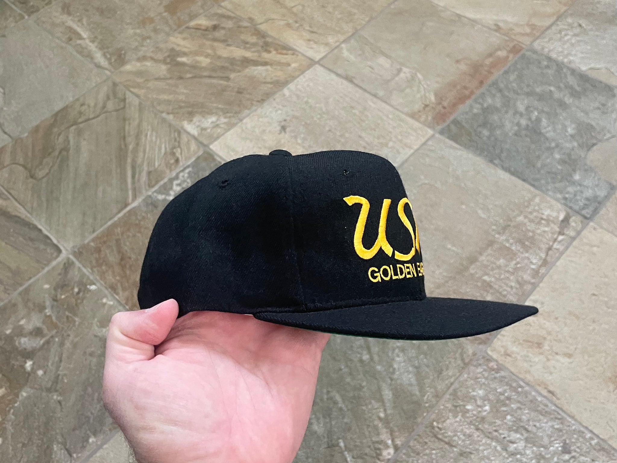 Southern Mississippi Golden Eagles Snapback Script Retro Cap Hat