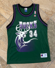 Load image into Gallery viewer, Vintage Milwaukee Bucks Ray Allen Big Buck Champion Basketball Jersey, Size 44, Large