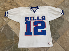 Load image into Gallery viewer, Vintage Buffalo Bills Jim Kelly Logo 7 Football Jersey, Size Large