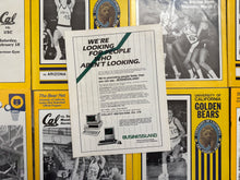 Load image into Gallery viewer, Vintage Lot of 31 80s Cal Bears Bear Net College Basketball Programs ###