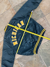 Load image into Gallery viewer, Vintage Michigan Wolverines Chalkline Satin College Jacket, Size XL