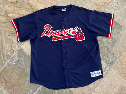 Vintage Atlanta Braves Majestic Baseball Jersey, Size XXL