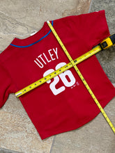 Load image into Gallery viewer, Vintage Philadelphia Phillies Chase Utley Majestic Baseball Jersey, Size Youth Small, 7
