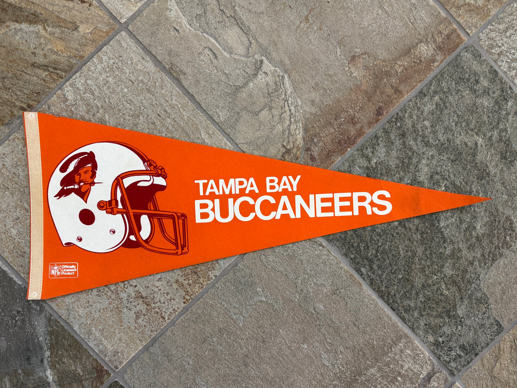 Vintage Tampa Bay Buccaneers Football Pennant