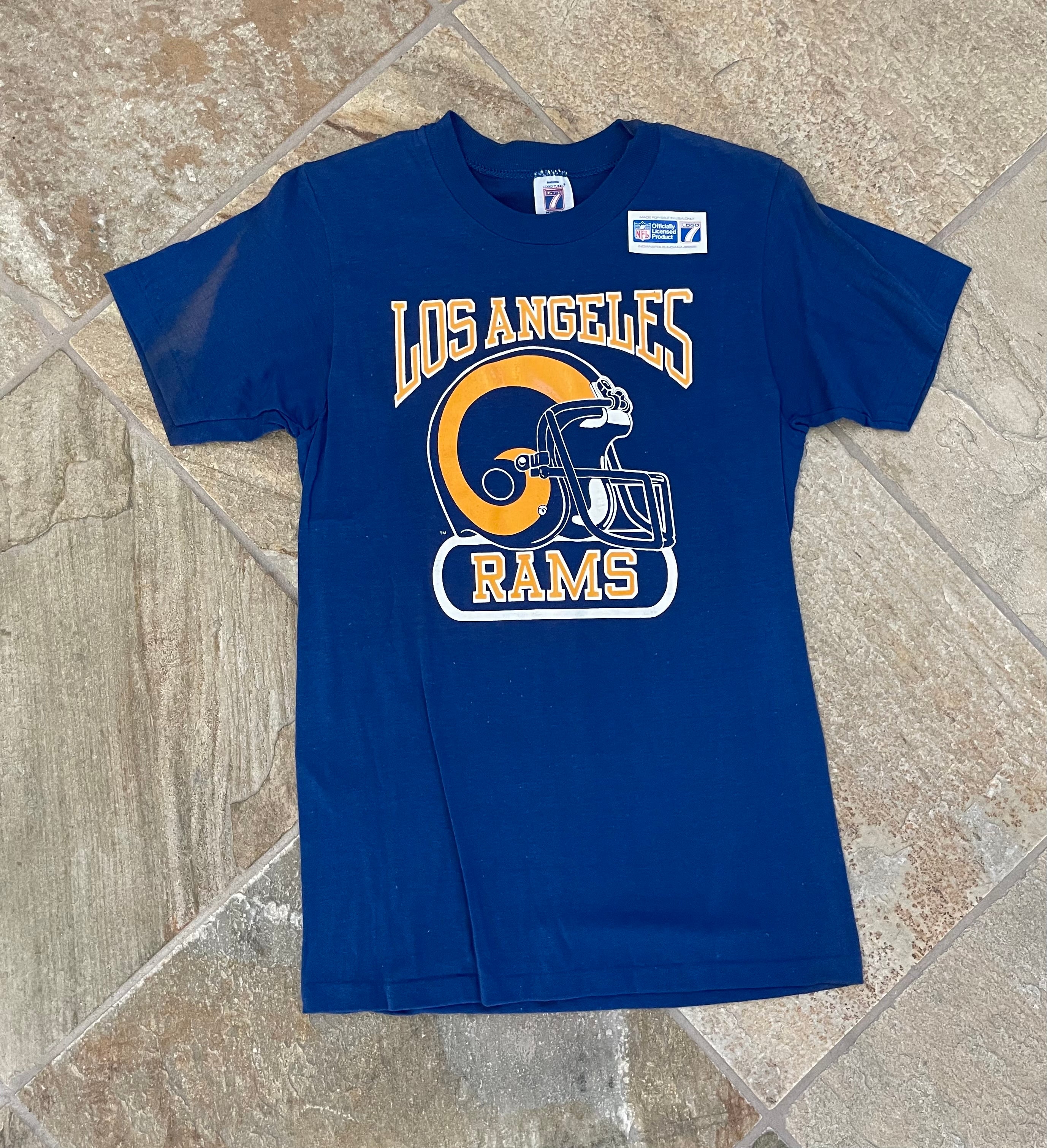 VINTAGE ST LOUIS RAMS LOGO 7 TEE - Primetime