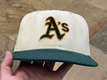 Load image into Gallery viewer, Vintage Oakland Athletics New Era Pro Fitted Baseball Hat, Size 7 1/2