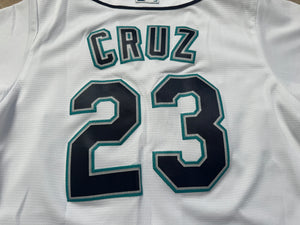 Seattle Mariners Nelson Cruz Majestic Baseball Jersey, Size Women’s Small