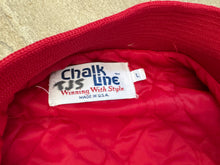 Load image into Gallery viewer, Vintage San Francisco 49ers Chalk Line Satin Football Jacket, Size Large