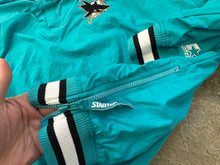 Load image into Gallery viewer, Vintage San Jose Sharks Starter Windbreaker Hockey Jacket, Size XXL