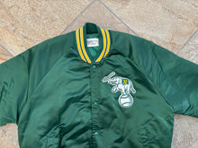 Load image into Gallery viewer, Vintage Oakland Athletics Chalkline Satin Baseball Jacket, Size Large