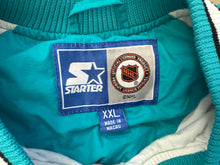 Load image into Gallery viewer, Vintage San Jose Sharks Starter Windbreaker Hockey Jacket, Size XXL