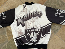 Load image into Gallery viewer, Vintage Los Angeles Raiders Chalkline Fanimation Football Jacket, Size Medium