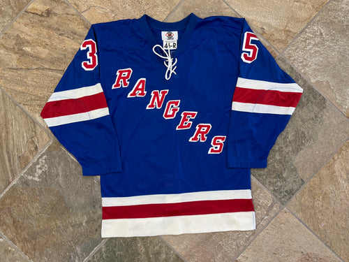 Vintage New York Rangers Mike Richter Starter Hockey Jersey, Size 46, Large